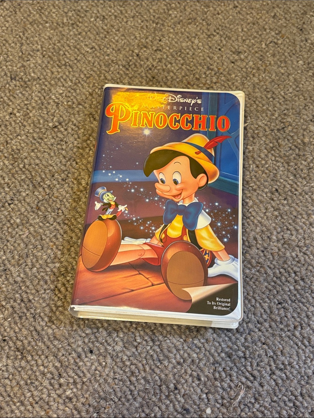 Disney Pinocchio VHS